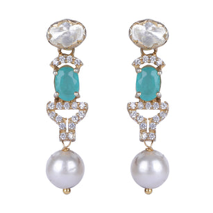 22k Gold Plated Sankranti Lavina Earring