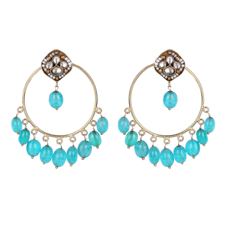 22k Gold Plated Sankranti Brinda Earring