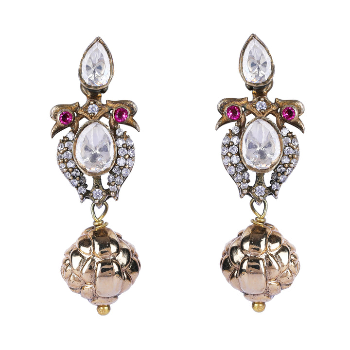 22k Gold Plated Sankranti Tanira Earring
