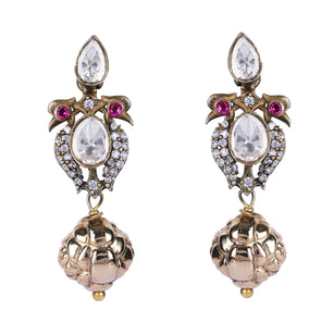 22k Gold Plated Sankranti Tanira Earring