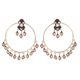 22k Gold Plated Sankranti Gitali Earring