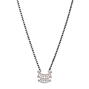 22k Gold Plated Sankranti Kumud Mangalsutra