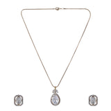 22k Gold Plated Sankranti Nirali Pendant Set