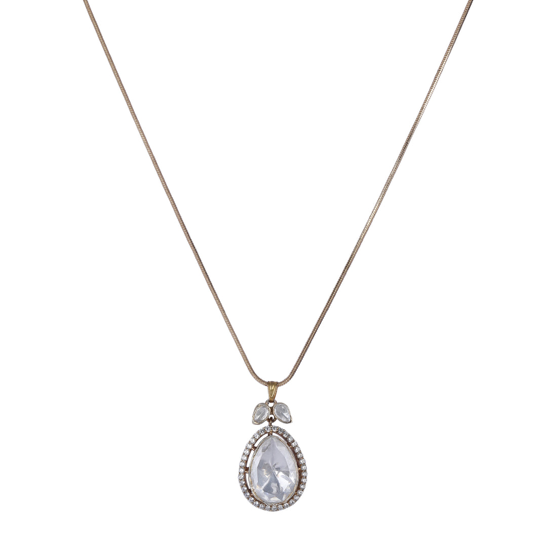 22k Gold Plated Sankranti Nirali Pendant Set