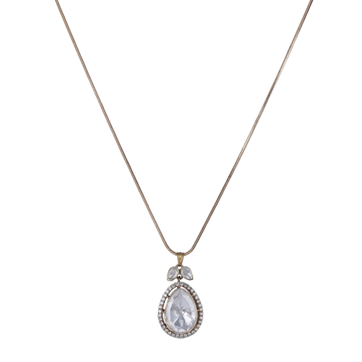 22k Gold Plated Sankranti Nirali Pendant Set