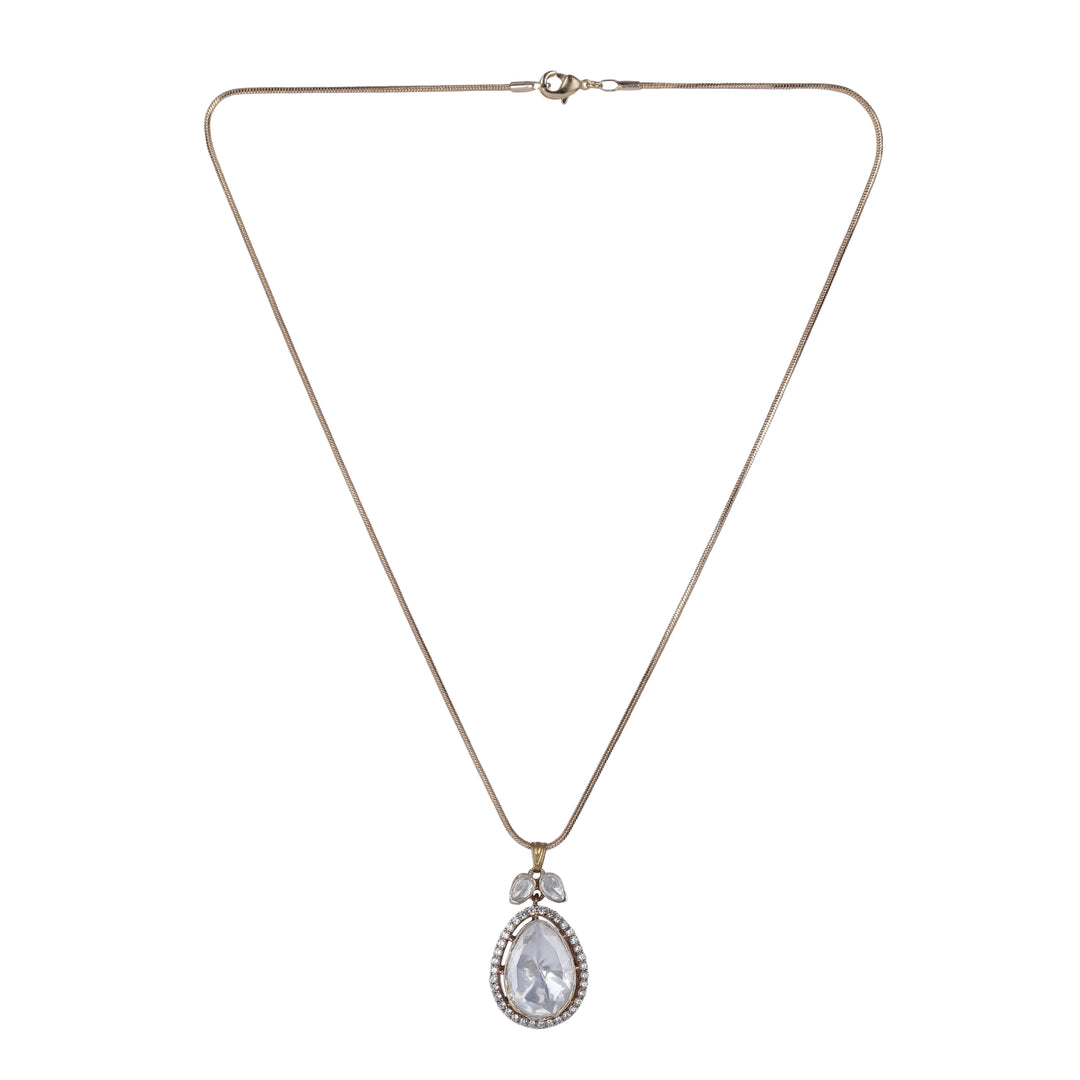 22k Gold Plated Sankranti Nirali Pendant Set