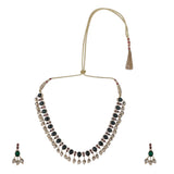 22k Gold Plated Sankranti Falisha Necklace Set