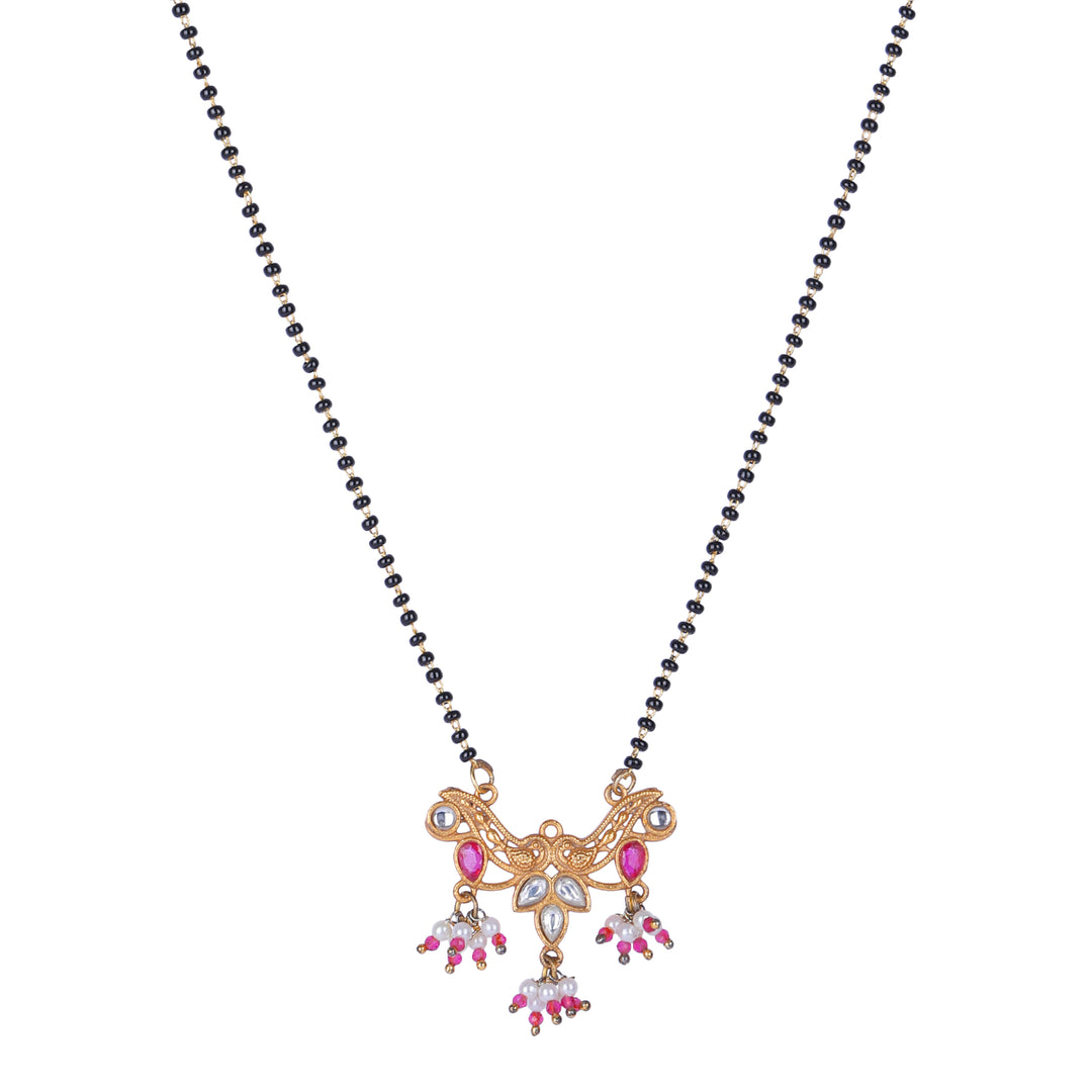 22k Gold Plated Sankranti Farheen Mangalsutra