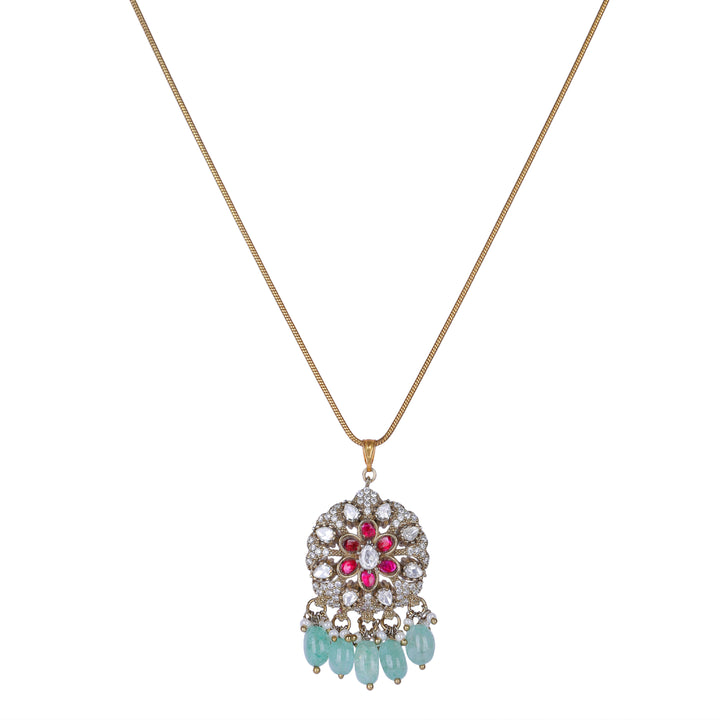 22k Gold Plated Sankranti Ranya Pendant