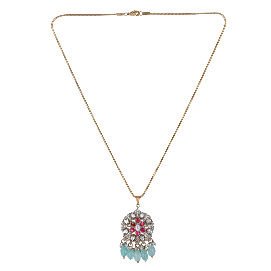 22k Gold Plated Sankranti Ranya Pendant
