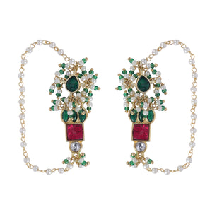 22k Gold Plated Kavya Tishya Kaan Chain