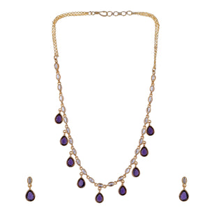 22k Gold Plated Sankranti Lavisha Necklace Set