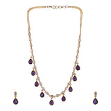 22k Gold Plated Sankranti Lavisha Necklace Set