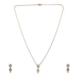 22k Gold Plated Sankranti Joshita Pendant Set