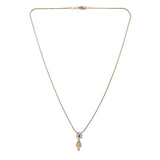 22k Gold Plated Sankranti Joshita Pendant Set