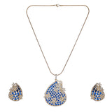 22k Gold Plated Ridhi Chaturasra Pendant Set