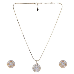 22k Gold Plated Ridhi Manimala Pendant Set