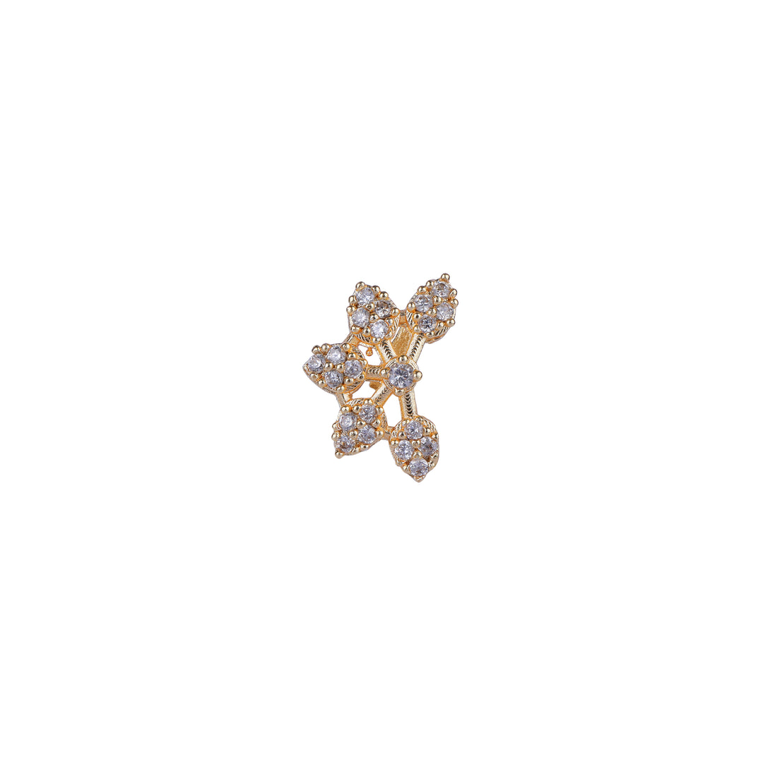 22k Gold Plated Meher Gul Nathni