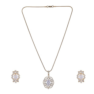 22k Gold Plated Ridhi Varga Pendant Set