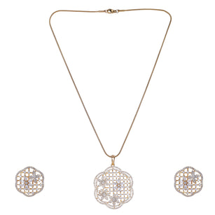 22k Gold Plated Ridhi Lalima Pendant Set