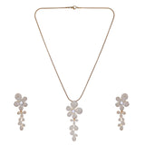 22k Gold Plated Ridhi Vartula Pendant Set