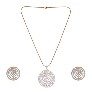 22k Gold Plated Ridhi Sundari Pendant Set