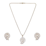22k Gold Plated Ridhi Pravaaha Pendant Set