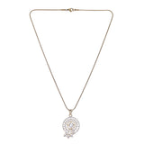 22k Gold Plated Ridhi Pravaaha Pendant Set