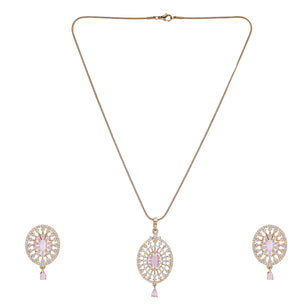 22k Gold Plated Ridhi Mandala Pendant Set