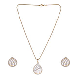 22k Gold Plated Ridhi Shashi Pendant Set