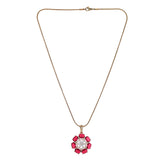 22k Gold Plated Ridhi Jalika Pendant Set