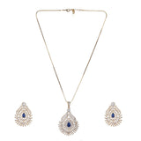 22k Gold Plated Ridhi Kumbha Pendant Set