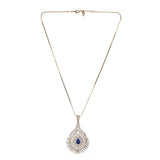 22k Gold Plated Ridhi Kumbha Pendant Set