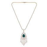 22k Gold Plated Ridhi Trinetra Pendant Set