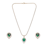 22k Gold Plated Ridhi Tejas Pendant Set