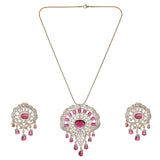 22k Gold Plated Ridhi Lata Pendant Set