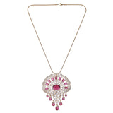 22k Gold Plated Ridhi Lata Pendant Set