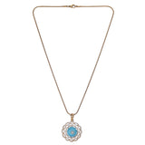 22k Gold Plated Ridhi Shuka Pendant Set