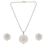 22k Gold Plated Ridhi Ratna Pendant Set