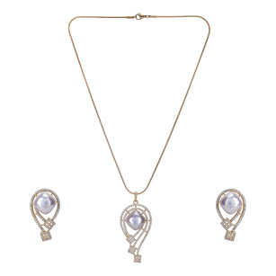 22k Gold Plated Ridhi Pakshi Pendant Set