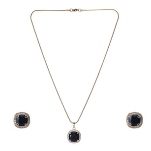 22k Gold Plated Ridhi Bhujanga Pendant Set