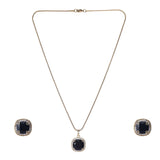 22k Gold Plated Ridhi Bhujanga Pendant Set