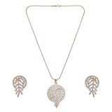 22k Gold Plated Ridhi Chandra Pendant Set