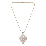 22k Gold Plated Ridhi Chandra Pendant Set