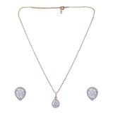 22k Gold Plated Ridhi Vakra Pendant Set