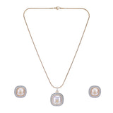 22k Gold Plated Ridhi Bindu Pendant Set