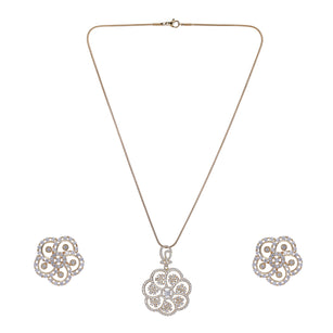 22k Gold Plated Ridhi Indu Pendant Set