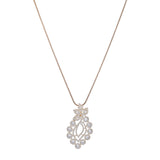 22k Gold Plated Ridhi Ankura Pendant Set