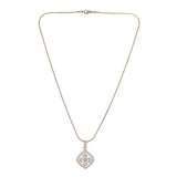 22k Gold Plated Ridhi Ardhachandra Pendant Set