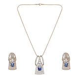 22k Gold Plated Ridhi Arka Pendant Set